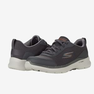 Skechers Go Walk 6 SneakersPerformance Bold Knight,Color Charcoal, Size 11.5 m